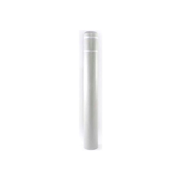 Post Guard Post Guard Bollard Cover, 7" Dia. x 52"H, Grey W/ White Tape, 7X52GYW 7X52GYW - main